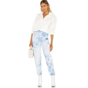 Revolve By Samii Ryan Felt Cute Cloud Tie Dye Sweatpants Small